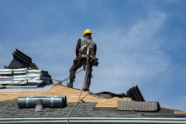 Professional Gutter Installation technician working in Sea Isle City, NJ